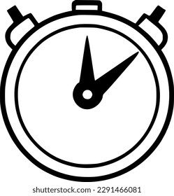 Vektorsymbol-Design des Timer-Icons