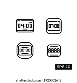 Timer Icon Vector. Time Symbol Vector