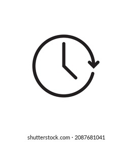 símbolo de reloj de iconos de temporizador