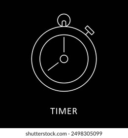 Timer Icon: Workout and Exercise Tracking Symbol.