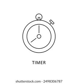 Timer Icon: Workout and Exercise Tracking Symbol.