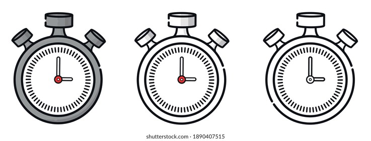 TIMER ICONS FOR SECONDS COUNTING