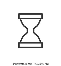 Timer line icon. Web symbol for web and apps. Sign design in outline style. Timer stroke object.