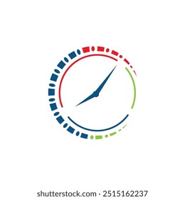 Timer logo vector template illustration design