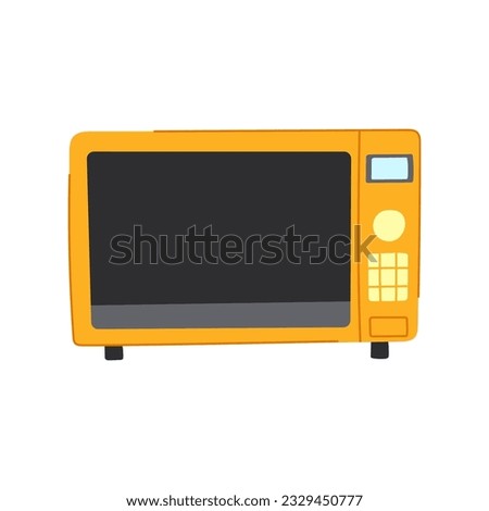 timer microwave oven cartoon. modern cook, defrost electric, heat household timer microwave oven sign. isolated symbol vector illustration