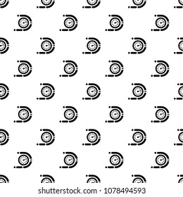 Timer pattern vector seamless repeating for any web design