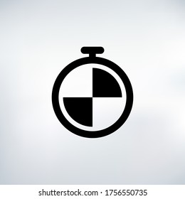 Timer seconds Countdown Timer icon set. time interval icons. Stopwatch and time measurement. Stock Vector illustration isolated on white background.