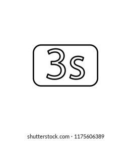 Timer sign icon. Element of image sign for mobile concept and web apps illustration. Thin line icon for website design and development, app development. Premium icon