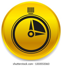 Timer, stopwatch icon. Urgency, turnaround time, schedule concepts