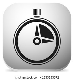 Timer, stopwatch icon. Urgency, turnaround time, schedule concepts