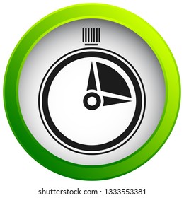 Timer, stopwatch icon. Urgency, turnaround time, schedule concepts