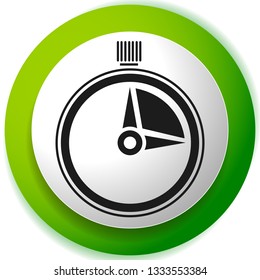 Timer, stopwatch icon. Urgency, turnaround time, schedule concepts