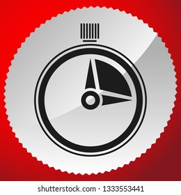 Timer, stopwatch icon. Urgency, turnaround time, schedule concepts