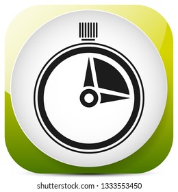Timer, stopwatch icon. Urgency, turnaround time, schedule concepts
