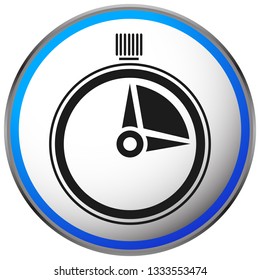 Timer, stopwatch icon. Urgency, turnaround time, schedule concepts