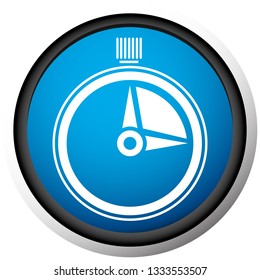 Timer, stopwatch icon. Urgency, turnaround time, schedule concepts