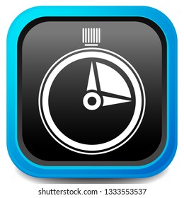 Timer, stopwatch icon. Urgency, turnaround time, schedule concepts