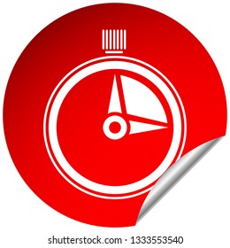 Timer, stopwatch icon. Urgency, turnaround time, schedule concepts