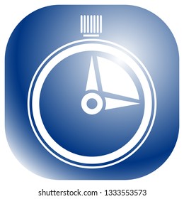 Timer, stopwatch icon. Urgency, turnaround time, schedule concepts