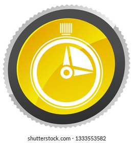 Timer, stopwatch icon. Urgency, turnaround time, schedule concepts