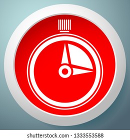 Timer, stopwatch icon. Urgency, turnaround time, schedule concepts