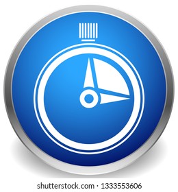 Timer, stopwatch icon. Urgency, turnaround time, schedule concepts