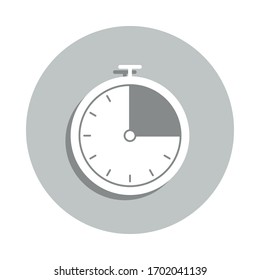 disparador, cronómetro, haz un icono de placa. Glifo simple, vector plano de iconos de negocio para ui y ux, sitio web o aplicación móvil