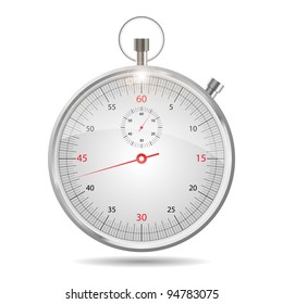 Timer, stopwatch - vector EPS 10. Easy to edit.