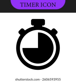 Timer and stopwatch vector icons set. Countdown timer vector icons. Time management. Deadline, punctuality and time management and optimization Countdown 5, 10, 20, 30, 60 minutes. Vector illustration