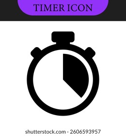Timer and stopwatch vector icons set. Countdown timer vector icons. Time management. Deadline, punctuality and time management and optimization Countdown 5, 10, 20, 30, 60 minutes. Vector illustration