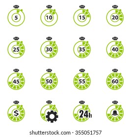 Timer symbol for web icons