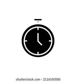 Timer, Time Solid Icon Design Concept. Suitable for Any Purposes