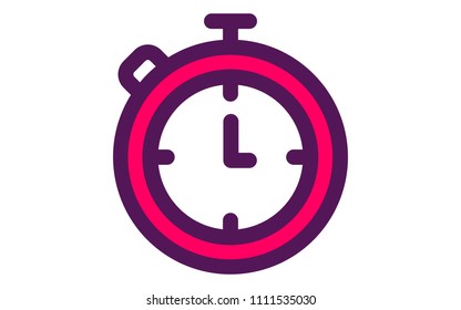 timer two color icon