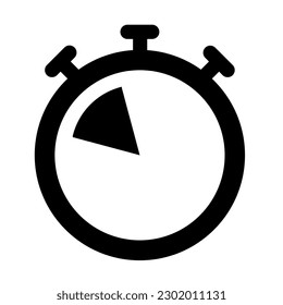 Timer Vector Glyph Icon Design