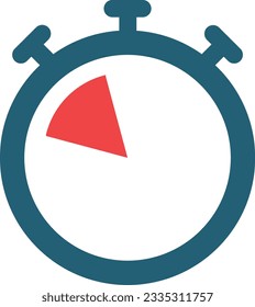 Timer Vector Glyph Two Color Icon For Personal And Commercial Use.
