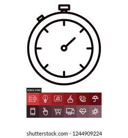 Timer vector icon