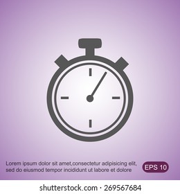 Timer vector  icon