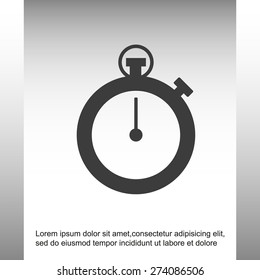Timer vector  icon