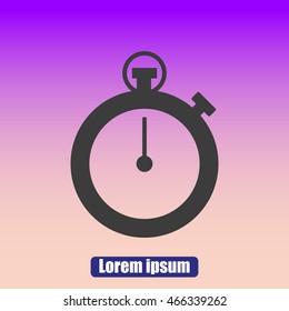 Timer vector  icon