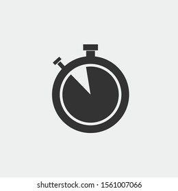 Timer  vector icon illustration sign