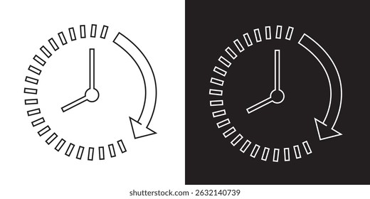 Timers and clock vector icon . Vector illustration. EPS 10 AI