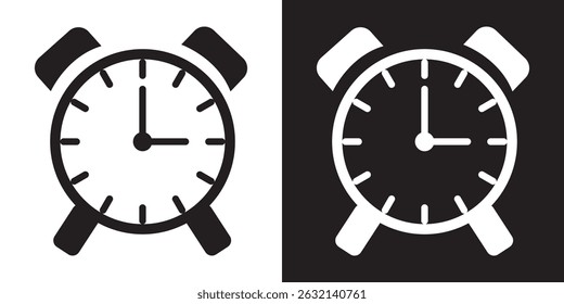 Timers and clock vector icon . Vector illustration. EPS 10 AI