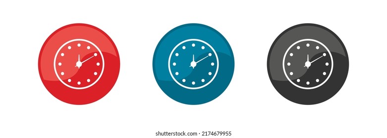 Los iconos del tiempo se configuran. Ilustración vectorial.