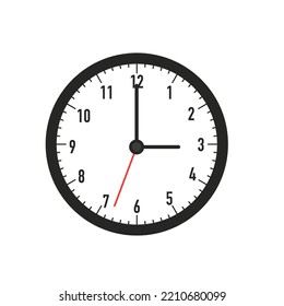 Times on a white background. Vector illustration