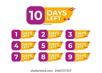 Time's Running Out, Exclusive Countdown day left. Engaging countdown visuals for sales, events, and promos. Eye-catching and professional designs.
