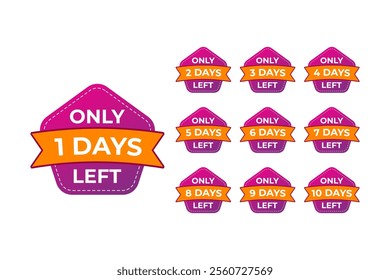 Time's Running Out, Exclusive Countdown day left. Engaging countdown visuals for sales, events, and promos. Eye-catching and professional designs.
