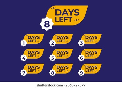 Time's Running Out, Exclusive Countdown day left. Engaging countdown visuals for sales, events, and promos. Eye-catching and professional designs.
