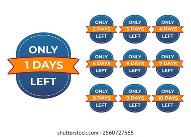 Time's Running Out, Exclusive Countdown day left. Engaging countdown visuals for sales, events, and promos. Eye-catching and professional designs.
