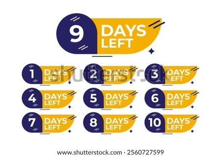Time's Running Out, Exclusive Countdown day left. Engaging countdown visuals for sales, events, and promos. Eye-catching and professional designs.
