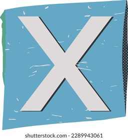 Times Sign Magazine Cut-Out Illustration